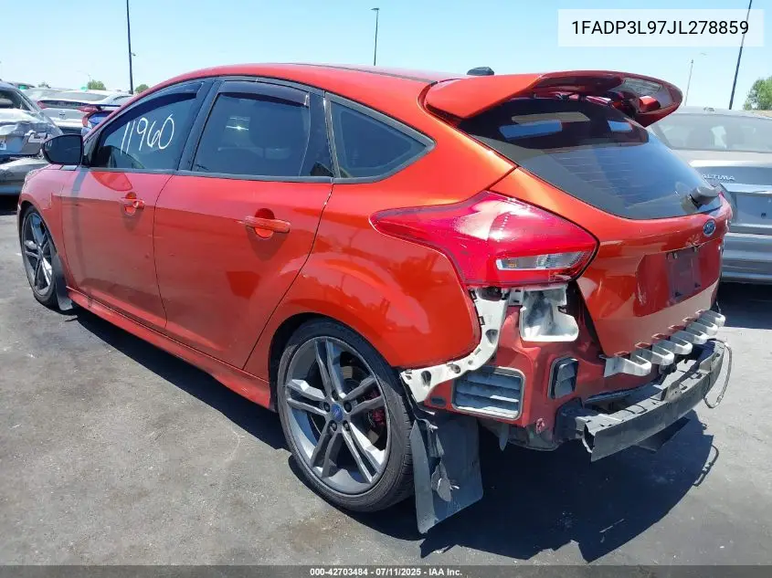 2018 Ford Focus St VIN: 1FADP3L97JL278859 Lot: 42703484