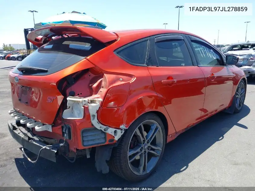 2018 Ford Focus St VIN: 1FADP3L97JL278859 Lot: 42703484