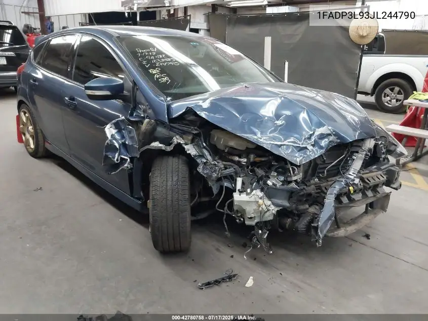 2018 Ford Focus St VIN: 1FADP3L93JL244790 Lot: 42780758