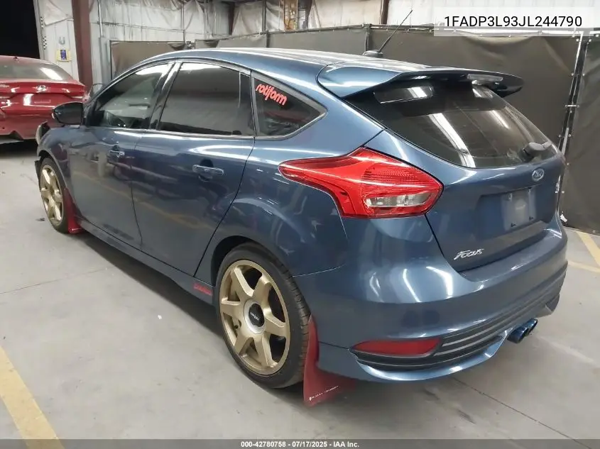 2018 Ford Focus St VIN: 1FADP3L93JL244790 Lot: 42780758