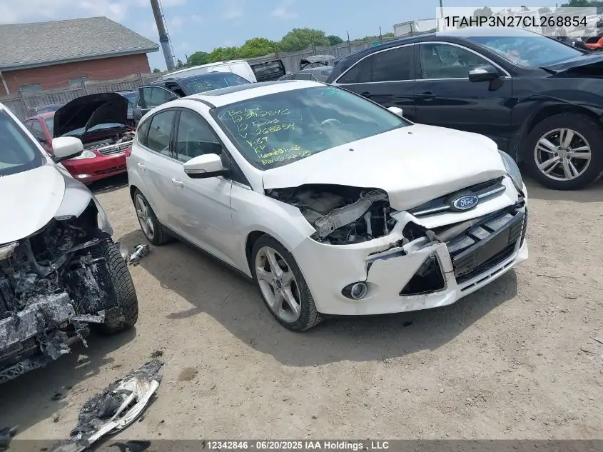2012 Ford Focus VIN: 1FAHP3N27CL268854 Lot: 12342846
