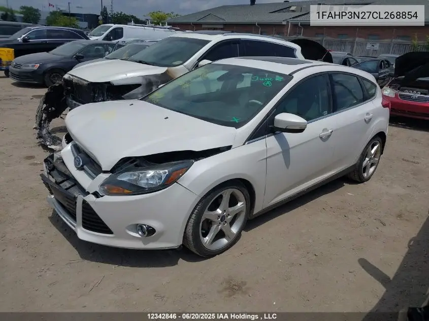 2012 Ford Focus VIN: 1FAHP3N27CL268854 Lot: 12342846