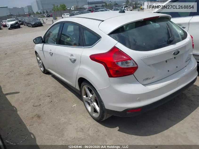 2012 Ford Focus VIN: 1FAHP3N27CL268854 Lot: 12342846