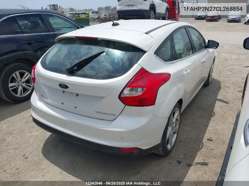 2012 Ford Focus VIN: 1FAHP3N27CL268854 Lot: 12342846