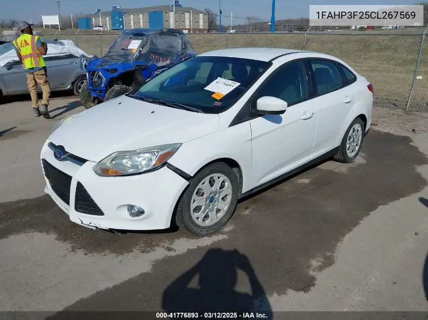 2012 Ford Focus Se VIN: 1FAHP3F25CL267569 Lot: 41776893