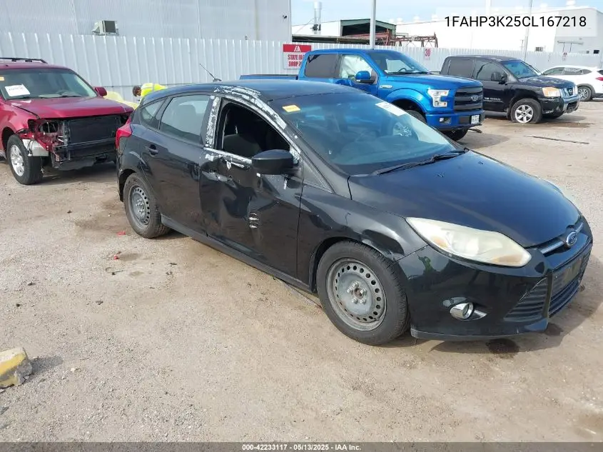 2012 Ford Focus Se VIN: 1FAHP3K25CL167218 Lot: 42233117