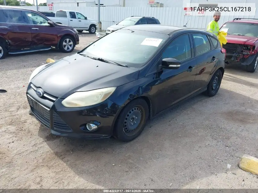 2012 Ford Focus Se VIN: 1FAHP3K25CL167218 Lot: 42233117