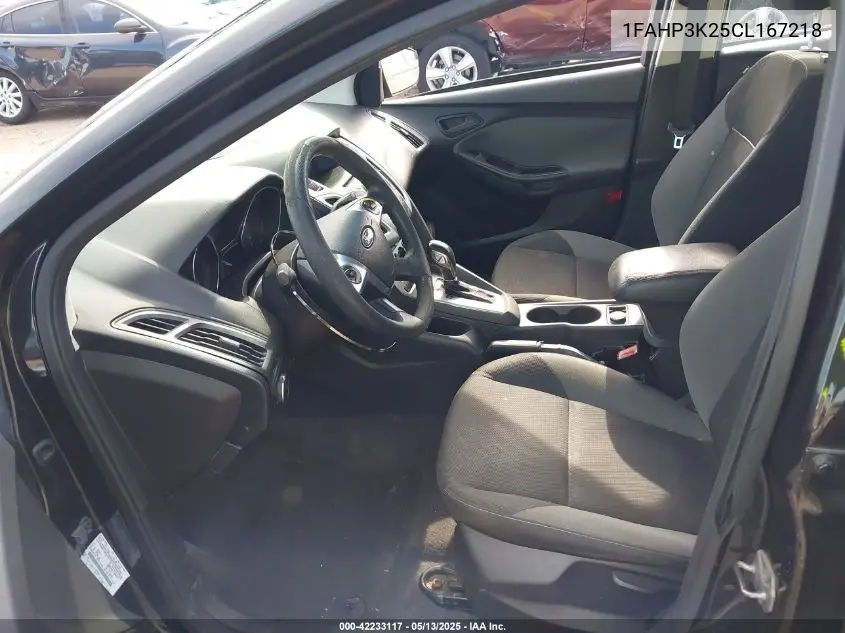 2012 Ford Focus Se VIN: 1FAHP3K25CL167218 Lot: 42233117
