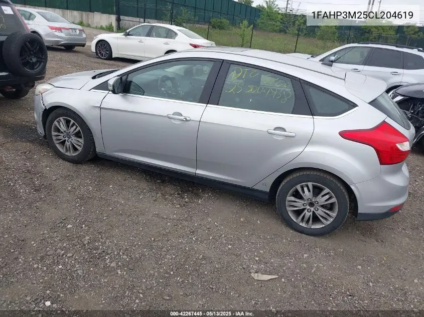 2012 Ford Focus Sel VIN: 1FAHP3M25CL204619 Lot: 42267445