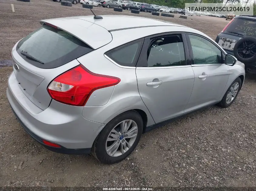 2012 Ford Focus Sel VIN: 1FAHP3M25CL204619 Lot: 42267445
