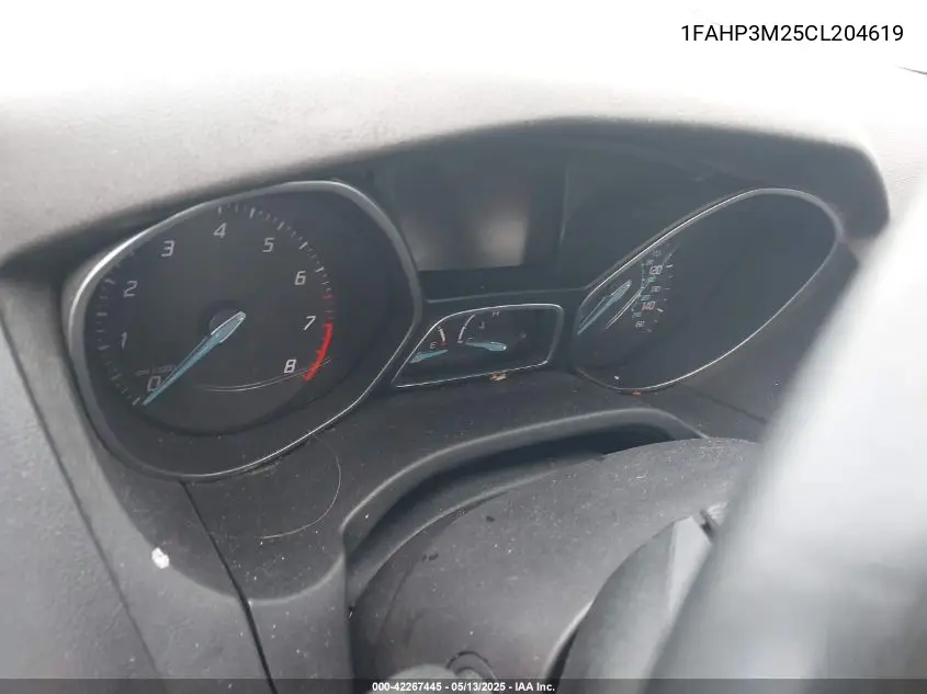 2012 Ford Focus Sel VIN: 1FAHP3M25CL204619 Lot: 42267445