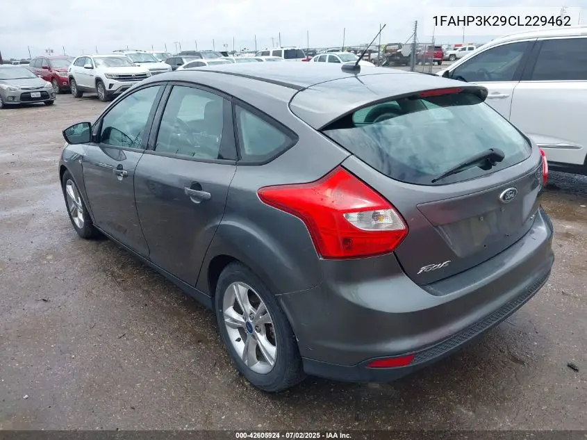 2012 Ford Focus Se VIN: 1FAHP3K29CL229462 Lot: 42605924