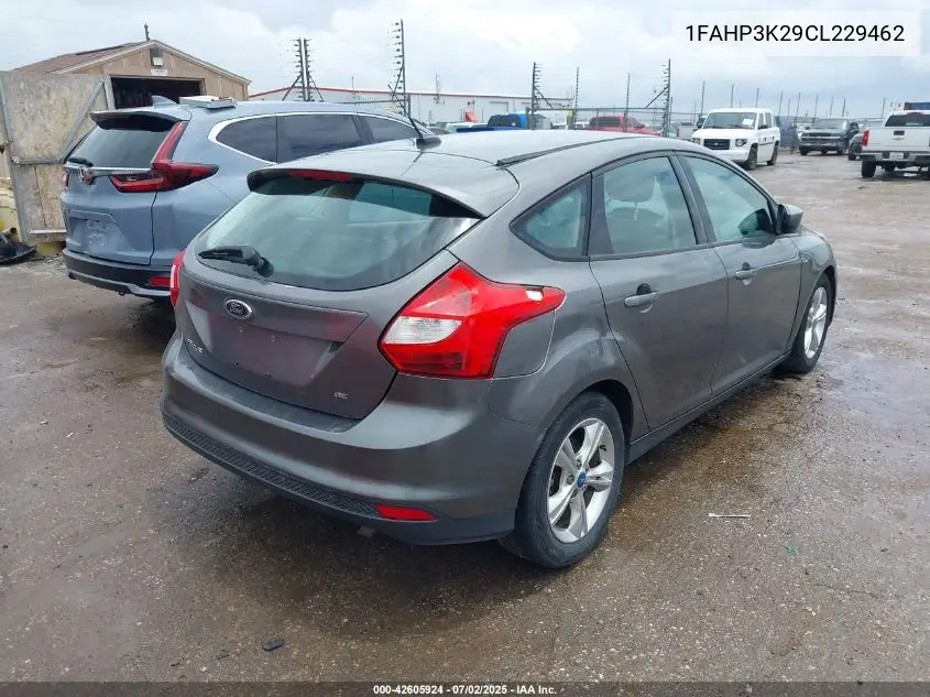 2012 Ford Focus Se VIN: 1FAHP3K29CL229462 Lot: 42605924