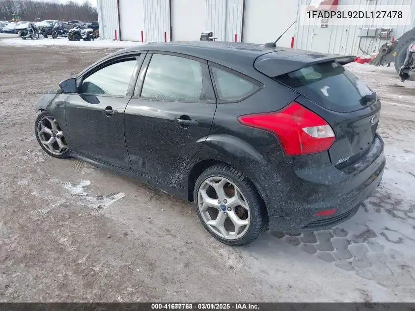 2013 Ford Focus St VIN: 1FADP3L92DL127478 Lot: 41677763