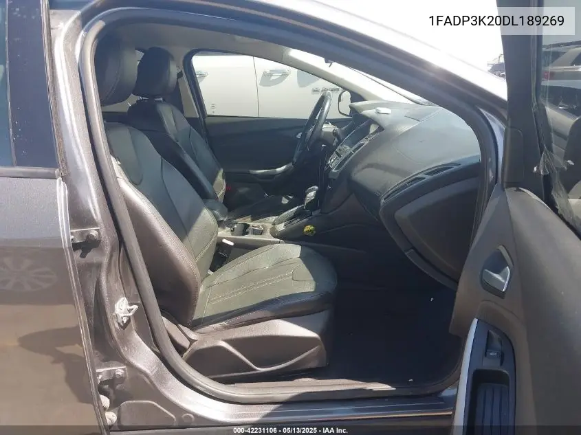 2013 Ford Focus Se VIN: 1FADP3K20DL189269 Lot: 42231106
