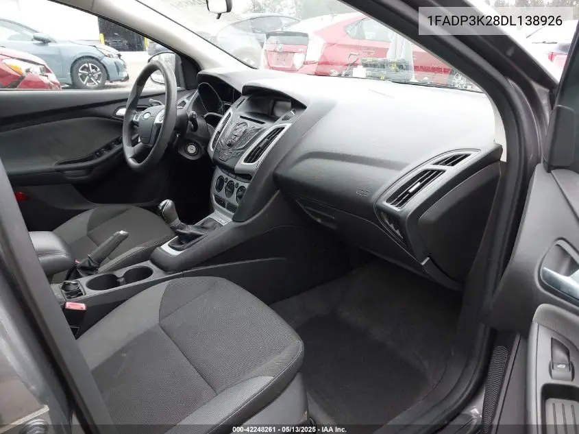 2013 Ford Focus Se VIN: 1FADP3K28DL138926 Lot: 42248261