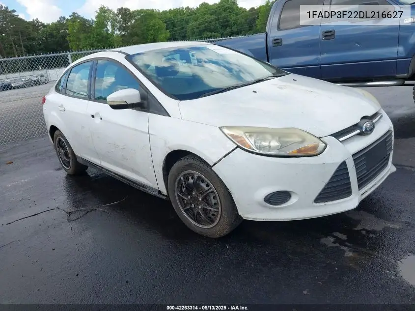 2013 Ford Focus Se VIN: 1FADP3F22DL216627 Lot: 42263314