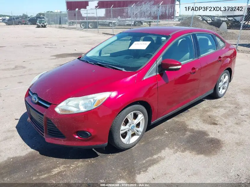 2013 Ford Focus Se VIN: 1FADP3F2XDL373242 Lot: 42634346