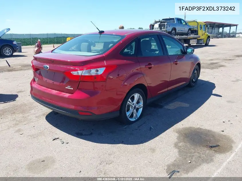 2013 Ford Focus Se VIN: 1FADP3F2XDL373242 Lot: 42634346