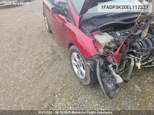 1FADP3K20EL117327 2014 Ford Focus Se