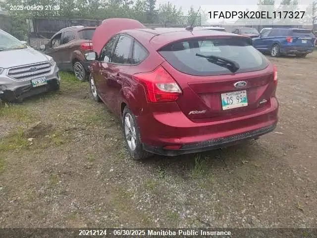 1FADP3K20EL117327 2014 Ford Focus Se