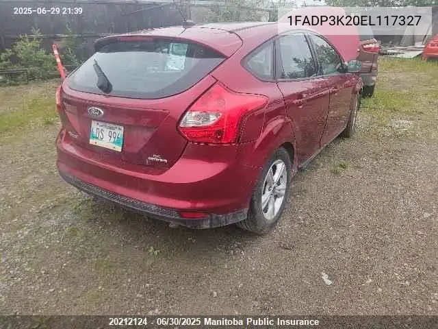 1FADP3K20EL117327 2014 Ford Focus Se