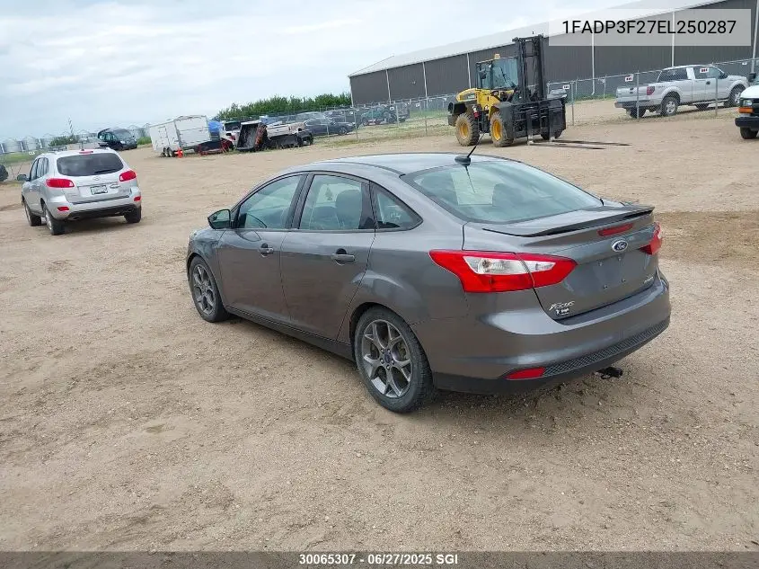 1FADP3F27EL250287 2014 Ford Focus Se