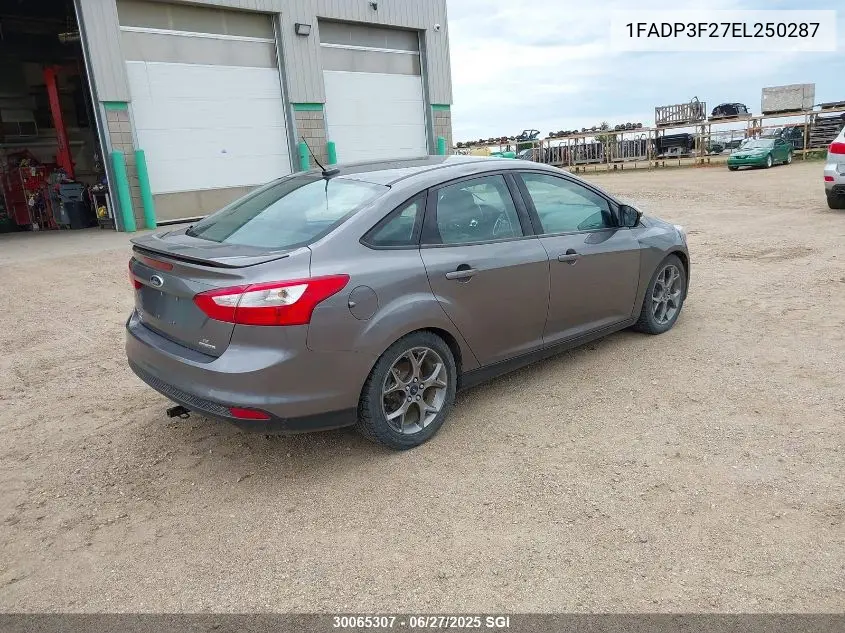 1FADP3F27EL250287 2014 Ford Focus Se
