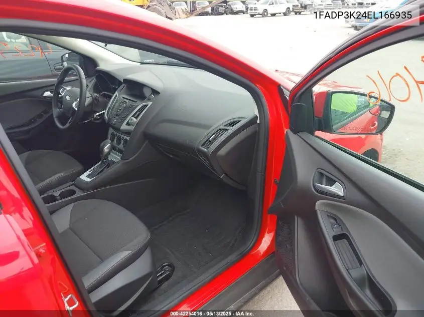 2014 Ford Focus Se VIN: 1FADP3K24EL166935 Lot: 42254016