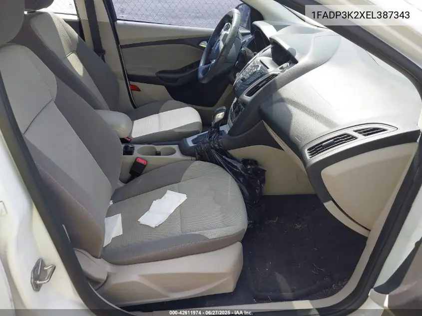 2014 Ford Focus Se VIN: 1FADP3K2XEL387343 Lot: 42611974