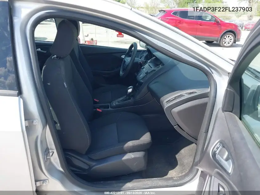 2015 Ford Focus Se VIN: 1FADP3F22FL237903 Lot: 42215191