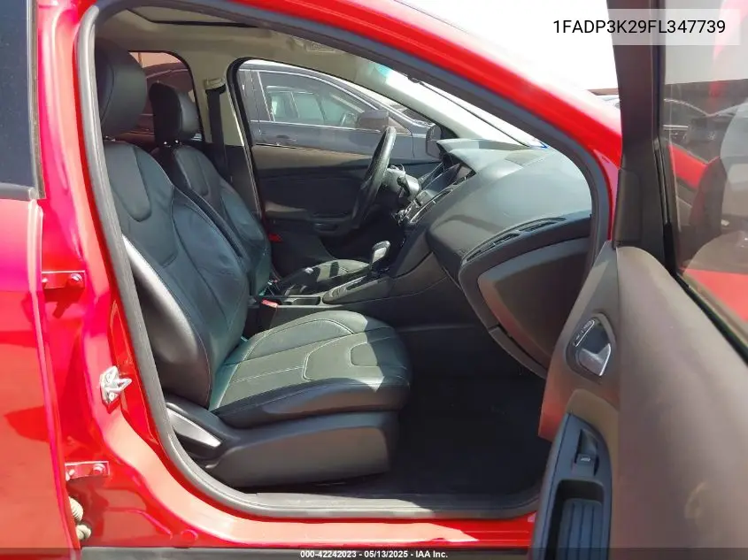 2015 Ford Focus Se VIN: 1FADP3K29FL347739 Lot: 42242023