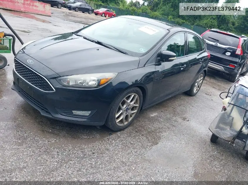 2015 Ford Focus Se VIN: 1FADP3K23FL379442 Lot: 42623540