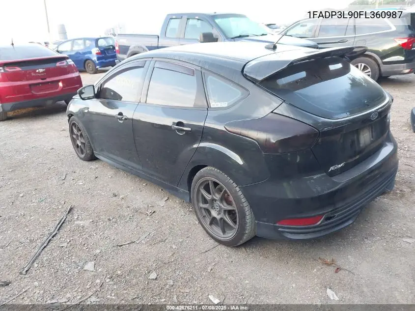 2015 Ford Focus St VIN: 1FADP3L90FL360987 Lot: 42676211