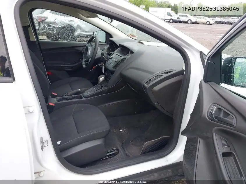 2016 Ford Focus S VIN: 1FADP3E25GL385045 Lot: 42243914