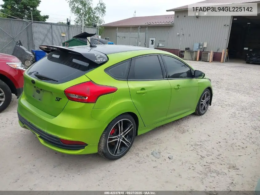 2016 Ford Focus St VIN: 1FADP3L94GL225142 Lot: 42337618