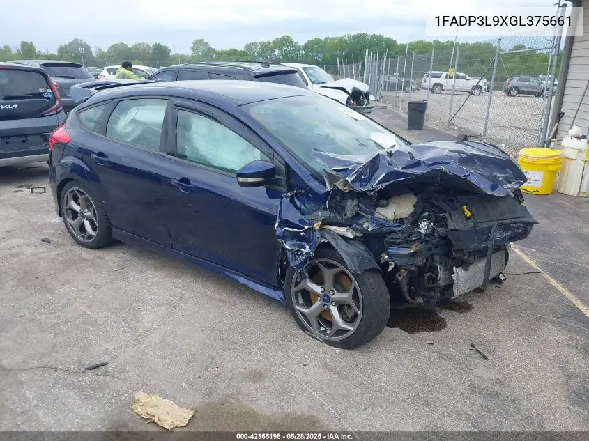 2016 Ford Focus St VIN: 1FADP3L9XGL375661 Lot: 42365198
