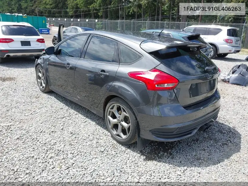 2016 Ford Focus St VIN: 1FADP3L91GL406263 Lot: 42489797