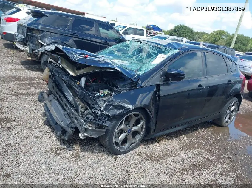 2016 Ford Focus St VIN: 1FADP3L93GL387859 Lot: 42588905