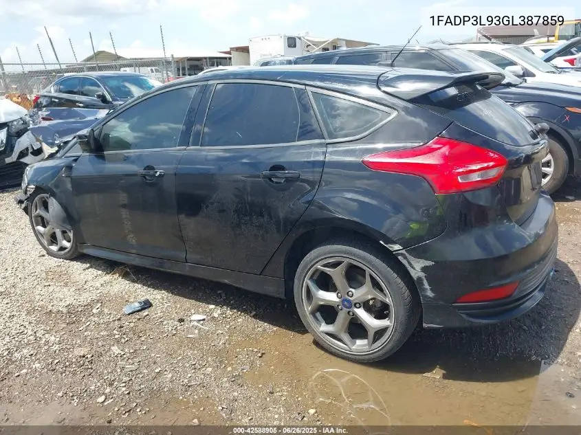 2016 Ford Focus St VIN: 1FADP3L93GL387859 Lot: 42588905