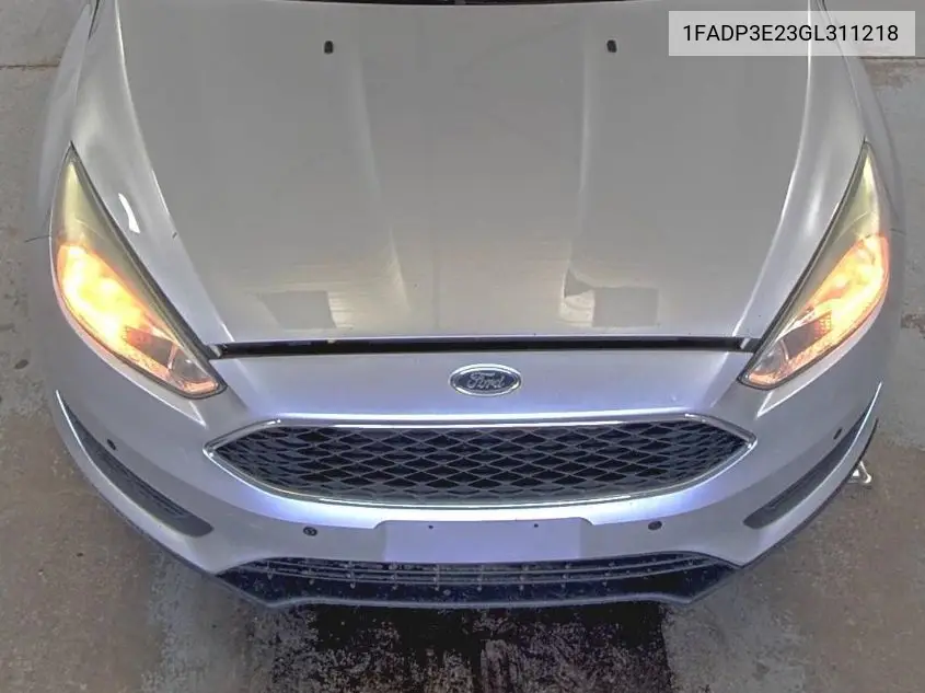 1FADP3E23GL311218 2016 Ford Focus S