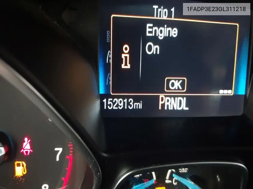 1FADP3E23GL311218 2016 Ford Focus S