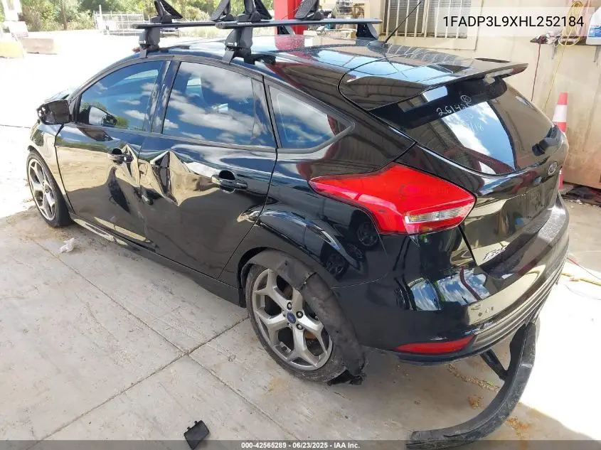 2017 Ford Focus St VIN: 1FADP3L9XHL252184 Lot: 42565289