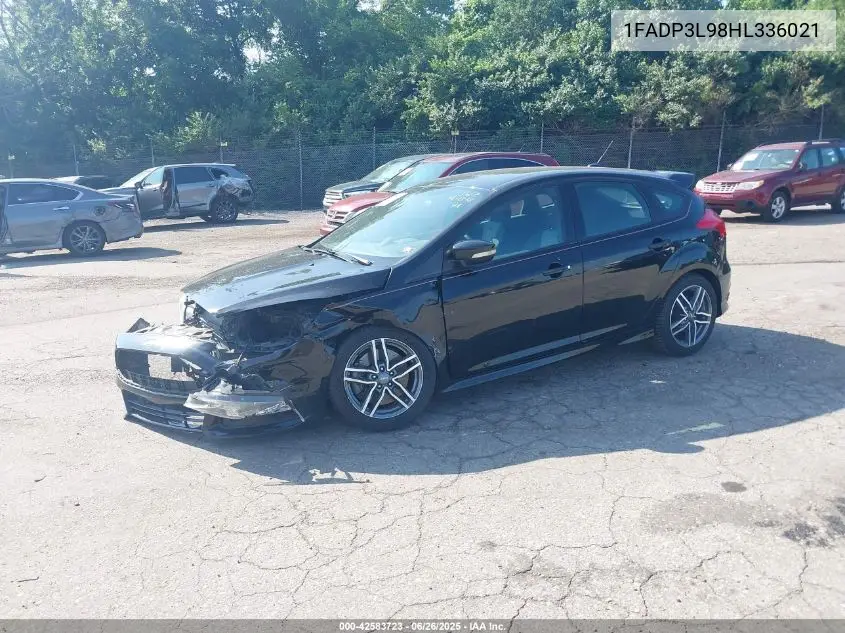 2017 Ford Focus St VIN: 1FADP3L98HL336021 Lot: 42583723