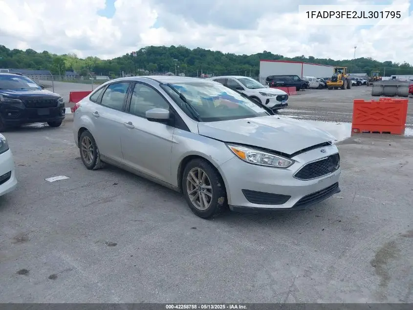 2018 Ford Focus Se VIN: 1FADP3FE2JL301795 Lot: 42258758