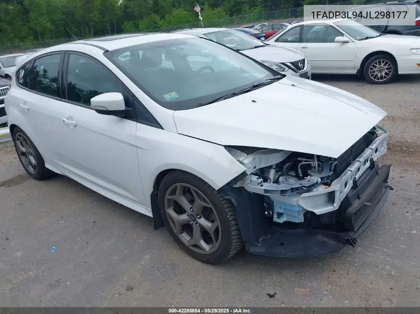 2018 Ford Focus St VIN: 1FADP3L94JL298177 Lot: 42285854
