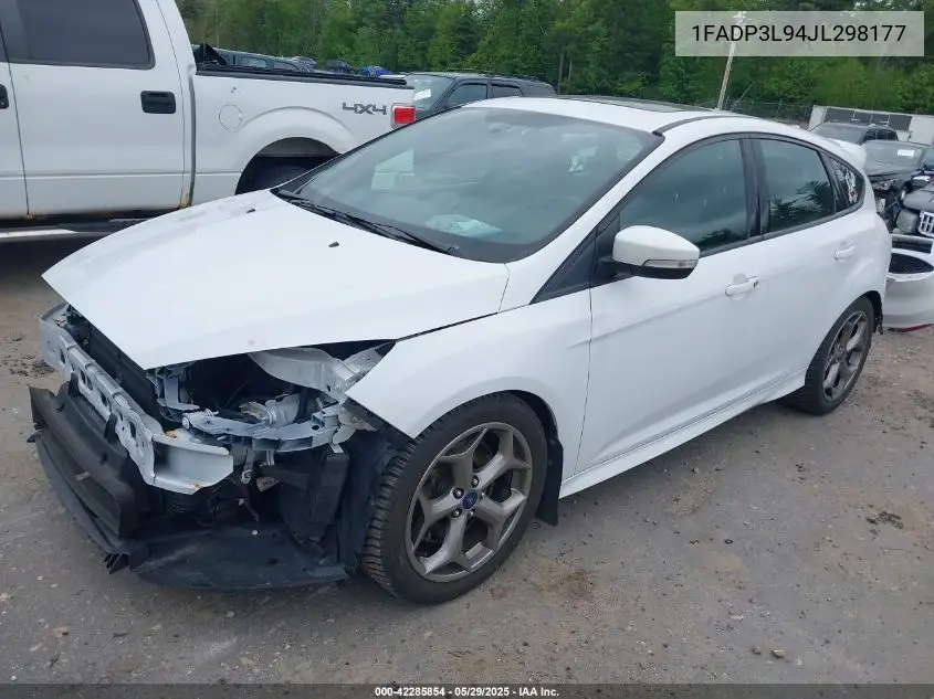 2018 Ford Focus St VIN: 1FADP3L94JL298177 Lot: 42285854