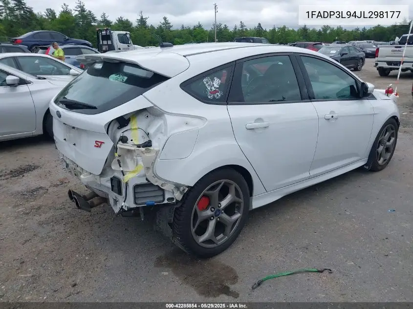 2018 Ford Focus St VIN: 1FADP3L94JL298177 Lot: 42285854