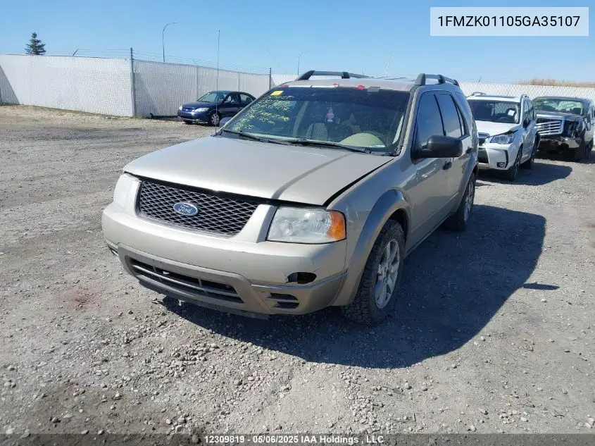 2005 Ford Freestyle Se VIN: 1FMZK01105GA35107 Lot: 12309819