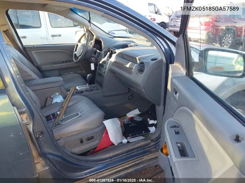 2005 Ford Freestyle Sel VIN: 1FMZK05185GA57589 Lot: 41287524